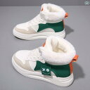 シューズ スノーシューズ レディース スポーツ 冬 ベルベット 暖かい 綿靴 ハイ カット 小さい サイズ 34 大きい 子供用 スニーカー 革 覆われた 防水 アンチ スキー ブーツ