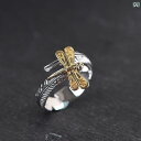 指輪 リング かっこいい シルバーリング メンズ シンプル レトロ インデックスリング トンボ フェザー アクセサリー ワンポイント 開口部調節可能