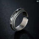 指輪 リング かっこいい シルバーリング メンズ シンプル レトロ パーカッション ストーン柄リング アクセサリー ワンポイント ファッション 開口部調節可能