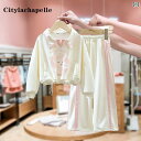パンツ キッズ ウェア セットアップ 子供服 ガールズ 春秋 スーツ スウェットシャツ ワイド レッグ M サイズ 子供用 ネット 2点 セット