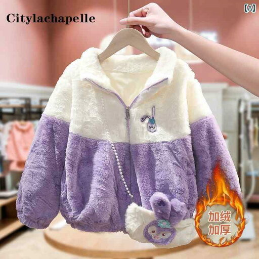 ジャケット キッズ アウター 子供服 ガールズ ベルベット 秋冬 子供 厚く 暖かい ウール セーター ジャケット キッズ アウター 子供服 ガールズ ベルベット 秋冬 子供 厚く 暖かい ウール セーター