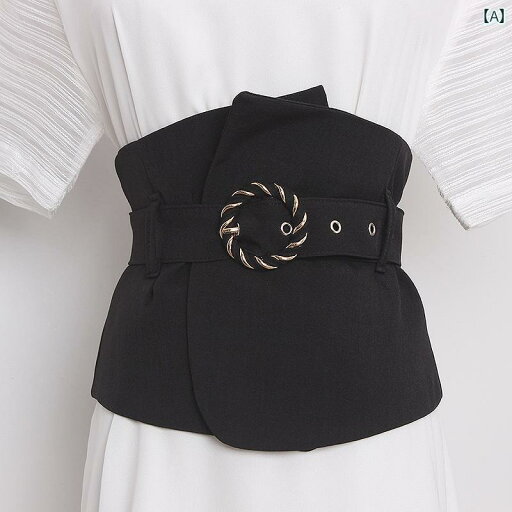 ベルト ブラック シック シンプル レディース ファッション アクセサリー オールシーズン ベルト ウエスト バンド ワイド ベルト ブラック シック シンプル レディース ファッション アクセサリー オールシーズン ベルト ウエスト バンド ワイド