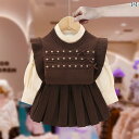 シャツ キッズ ウェア ガールズ 春 スーツ 春秋 子供 ニット プリーツスカート 3 点 セット ベビー jk カレッジ