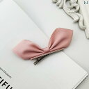 ヘア アクセサリー かわいい 髪飾り 韓国 リボン 立体 ウサギ 耳 トップ クリップ 子供用 大人 ヘア クリップ カモノハシ クリップ バーガンディ サイド クリップ ペア クリップ