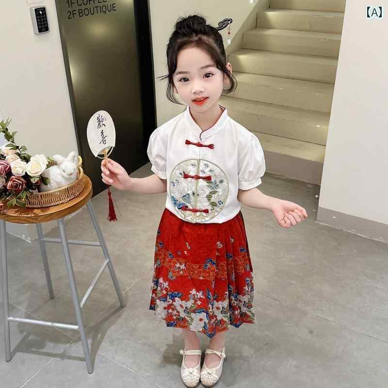楽天カラフル365マーケット子供服 かわいい 夏服 男の子 民族 衣装 姉妹 リンクコーデ コスプレ 写真撮影 韓服 キッズ ダンス 服 子供 パフォーマンス 服 レトロ 唐装 服 夏
