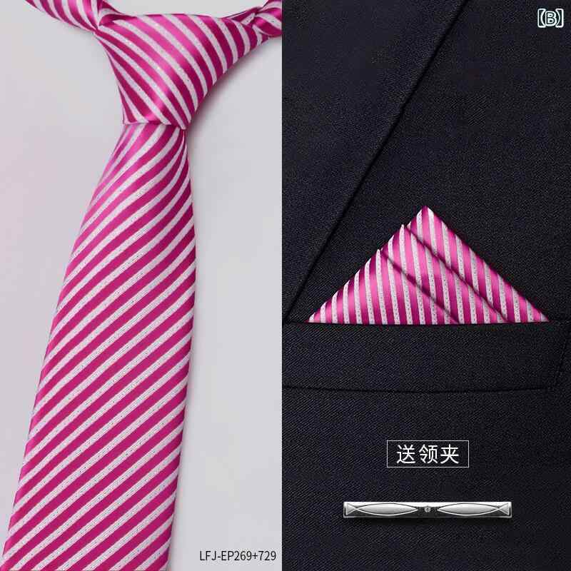 ネクタイ メンズ フォーマルファッション ピンク ネクタイ フォーマル ポケット チーフ スーツ 結婚式 新郎 結婚式 メンズ レディース兼 ネクタイ
