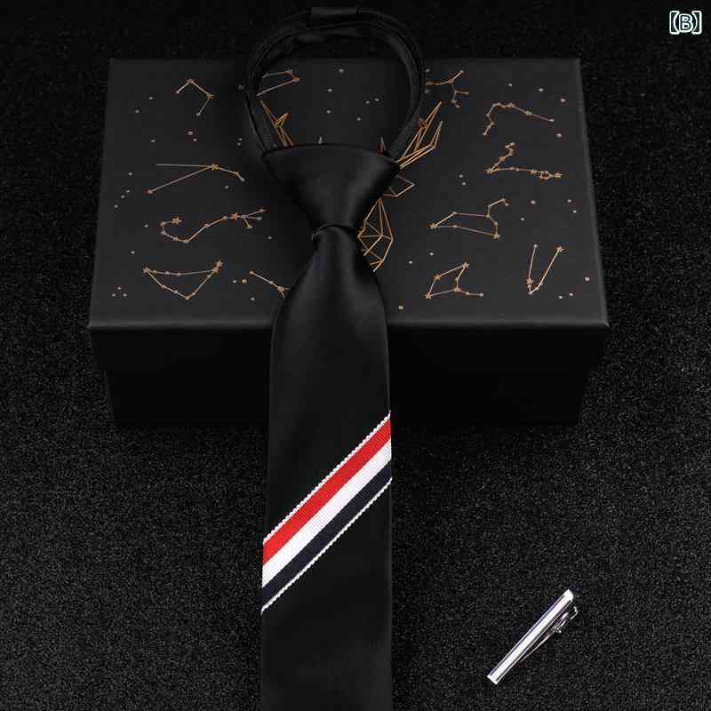 ネクタイ フォーマルファッション セレモニー ネクタイ クリップ 結び目 ストライプ シャツ レディース レトロ 和風 カレッジ 韓国