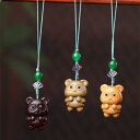 アクセサリー ジュエリー 白檀 かわいい パンダ キーホルダー ペンダント 携帯電話 チェーン バッグ ストラップ レディース