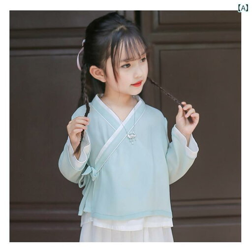 トップス レディース ファッション 中華風 夏 民族 スタイル 唐 スーツ 女の子 漢服 少女 スーツ 女児 赤ちゃん トップス レディース ファッション 中華風 夏 民族 スタイル 唐 スーツ 女の子 漢服 少女 スーツ 女児 赤ちゃん