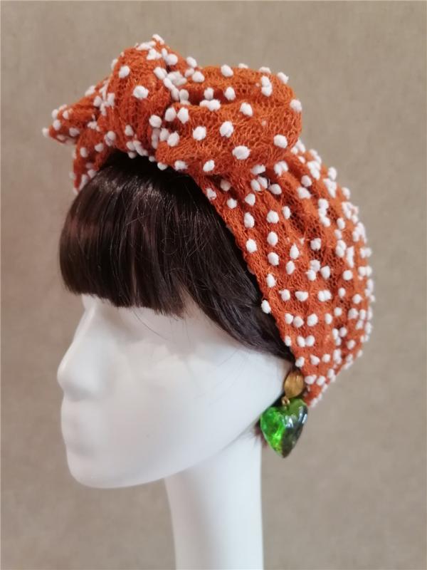 ターバン 帽子 エスニック レディース ファッション ヘア アクセサリー ケア帽子 帽子 おしゃれ フランス風 ストリート