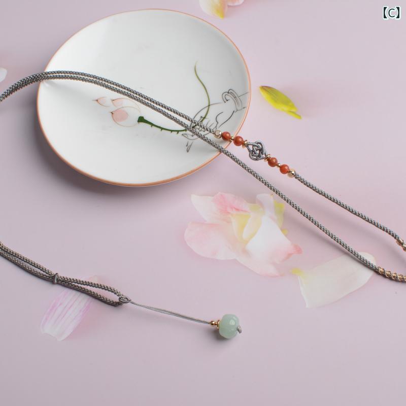 ペンダントストラップ ネックストラップ お守り ネックレス ペンダントし 紐 アクセサリー ファッション エスニック 民族 ユニセックス