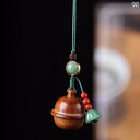 ペンダント 中国風 アクセサリー レトロ 木 鐘 サシェ メンズ レディース かわいい 携帯電話 チェーン キーチェーン 車 ジュエリー