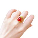 中国風 アクセサリー 装飾品 レッド リトル フォックス セット フィンガー ネックレスブレスレット レディース ネックレスブレスレット リング ジュエリー