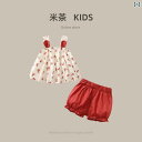 子供服 セットアップ カジュアル かわいい 韓国 スーツ 夏 おしゃれ ベビー 夏 薄着用 サスペンダー 2点 セット