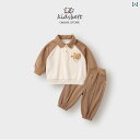 子供服 かわいい セットアップ 幼児 キッズ 服 スーツ 綿 女の子 男の子用 ベビー カジュアル スポーツウェア ベビー コットン 秋冬 2点 セット