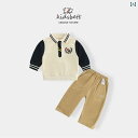 子供服 かわいい セットアップ 幼児 キッズ 服 男の子 スーツ 春服 カレッジ スタイル ツーピース セット ベビー 男の子 服 春秋