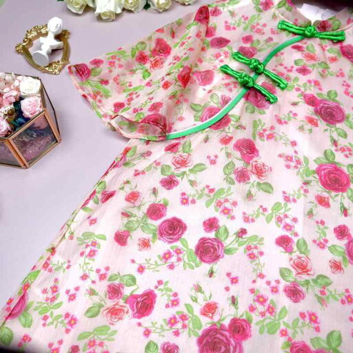 ドレス ワンピース かわいい キッズ ファッション 子供服 女の子 サマー 夏 子供 チャイナ シフォンプリント 花柄 ローズ 中華風 ドレス ワンピース かわいい キッズ ファッション 子供服 女の子 サマー 夏 子供 チャイナ シフォンプリント 花柄 ローズ 中華風