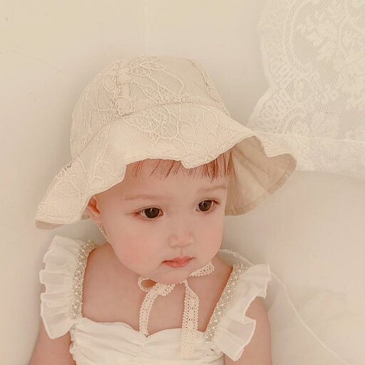 ベビー サンハット 日除け 春夏 レースアップ 女の子 メッシュ レース ハット 軽量 通気性 赤ちゃん つば広 日焼け防止 フィッシャーマンハット ベビー サンハット 日除け 春夏 レースアップ 女の子 メッシュ レース ハット 軽量 通気性 赤ちゃん つば広 日焼け防止 フィッシャーマンハット