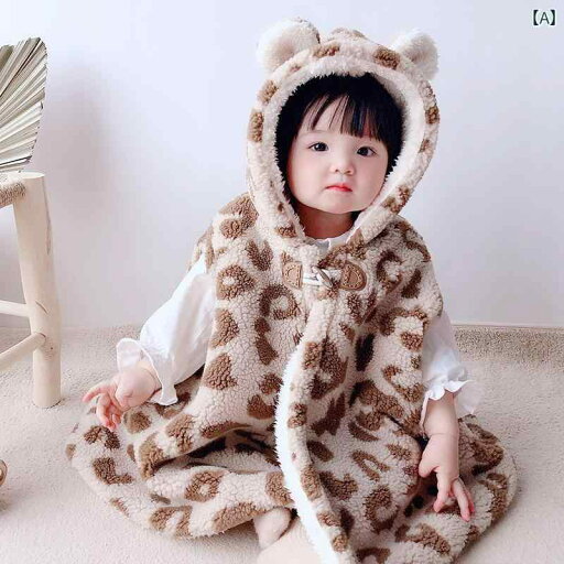 ベビー 赤ちゃん キッズ 秋冬 ヒョウ柄ポンチョ フード 子供 かわいい おしゃれ 暖かい 柔かい 快適 韓国 外遊び レジャー 撮影 お祝い 誕生日 プレゼント ベビー 赤ちゃん キッズ 秋冬 ヒョウ柄ポンチョ フード 子供 かわいい おしゃれ 暖かい 柔かい 快適 韓国 外遊び レジャー 撮影 お祝い 誕生日 プレゼント