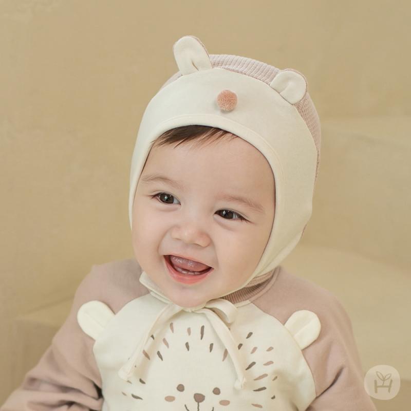 ボンネット帽 ベビー 帽子 かわいい 赤ちゃん 韓国 生後 012か月 男女の子 綿 胎児 キャップ