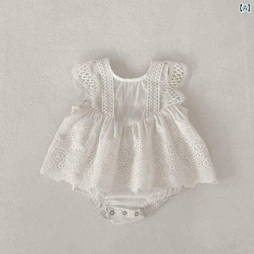 スカート ドレス ロンパース ベビー服 ジャンプ スーツ 夏 女児 赤ちゃん かわいい 生後1ヶ月 白 レース 細い スタイル スカート ドレス ロンパース ベビー服 ジャンプ スーツ 夏 女児 赤ちゃん かわいい 生後1ヶ月 白 レース 細い スタイル