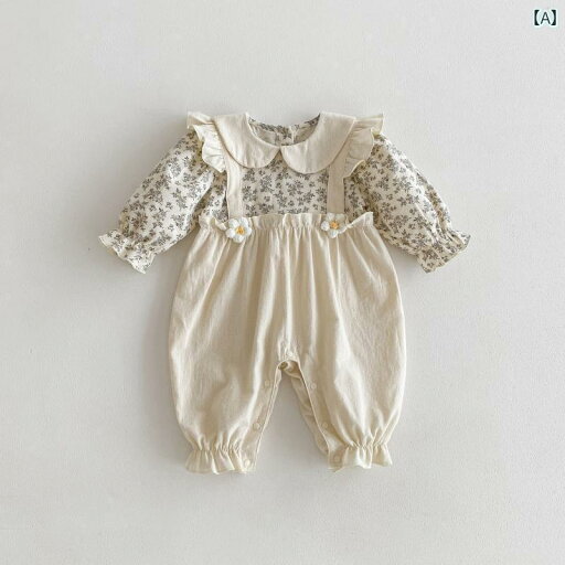 ロンパース ベビー服 カバーオール ジャンプ スーツ 春秋服 女児 赤ちゃん 花柄 スタイリッシュ プリンセス 新生児 春 アウター クローリング スーツ ロンパース ベビー服 カバーオール ジャンプ スーツ 春秋服 女児 赤ちゃん 花柄 スタイリッシュ プリンセス 新生児 春 アウター クローリング スーツ