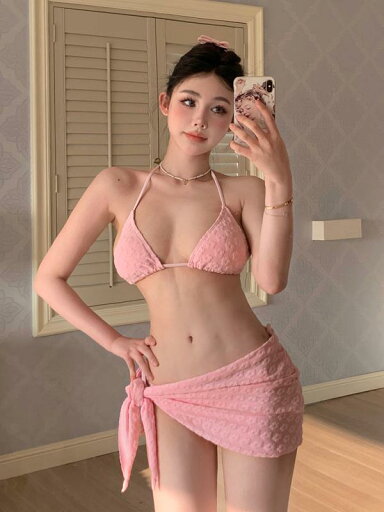 レディース スイムウェア セクシー カジュアル 水着 ビキニ 3点 ラップ スカート 魅惑 ガール 休暇 温泉 胸パッド ワイヤーし レディース スイムウェア セクシー カジュアル 水着 ビキニ 3点 ラップ スカート 魅惑 ガール 休暇 温泉 胸パッド ワイヤーし