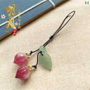 ストラップ レディース メンズ オールシーズン アクセサリー 桃 ストラップ 爽やか フレッシュ フルーツ ピーチ かわいい ペンダント