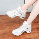 ファッション ダンスシューズ 靴 フィット ストレッチ ソフト ソール レザー ハイカット 革 通気性 軽量 フィットネス トレーニング スポーツ 屋外 レディース レディース 秋冬