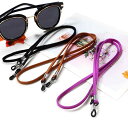 メガネ チェーン レトロ スエード ロープ 12 ン メガネ ストラップ 老眼鏡 滑りにくい マスク サングラス 落下防止 小物 レディース 吊り下げ カラフル...