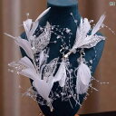 ウエディング 花嫁 ヘッドドレス ヘアピン ヘアアクセサリー 結婚式 髪飾り イヤリング アクセサリー エレガント 新婦 ギフト