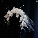 ウエディング 花嫁 ヘッドドレス カチューシャ ヘアアクセサリー 結婚式 髪飾り アクセサリー エレガント 新婦 ギフト