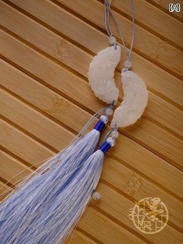 扇子 チャーム タッセル アクセサリー ファンチャーム スマホ ストラップ レトロ エレガント おしゃれ 中華風 エキゾチック ビーズ