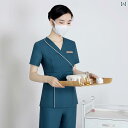 クリニック 制服 レディース 作業着 看護師 レディース 春夏 ロングパンツ ナース ユニフォーム 看護助手 半袖 歯科助手 フロント 病院 美容