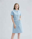 レディース メディカル クリニック ウェア レディース スリムフィット ナース 服 美容 整形 外科 看護師 半袖 作業着 静電気防止 ワンピース