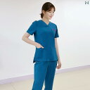 スクラブ 医療 レディース 作業着 技術者 レディース 半袖 クリニック ICU ユニフォーム ドクター ケア服 手術衣 手洗い服 制服 病院 オペ服