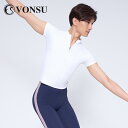 バレエ メンズ スポーツ ボディスーツ 体操服 ウェア レオタード 衣装 練習 ダンス ヨガ ベリー バレエ シェイプ トレーニング メンズ フィット