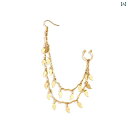 ピアス メンズ レディース イヤーノーズチェーン アクセサリー おしゃれ かわいい 豪華感 煌びやか ギフト ペア イベント フェス パフォーマンス ダンス コ...