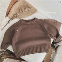 子供服 韓国 スーパー 子供 無地 ベーシック セーター メンズ レディース ベビー プルオーバー セーター 秋冬服
