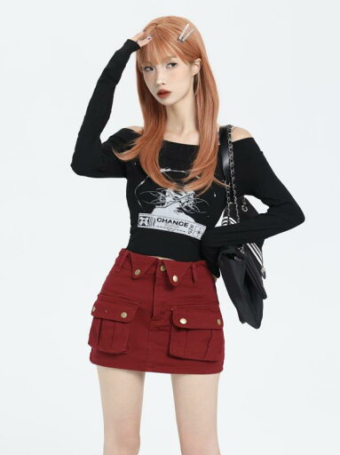 デニム スカート レディース 韓国 アメリカ ガール 赤 ワークウェア ハイウエスト スリム マルチ ポケット デニム Aライン ヒップ ショート スカート ミニ レディース カジュアル おしゃれ かわいい デニム スカート レディース 韓国 アメリカ ガール 赤 ワークウェア ハイウエスト スリム マルチ ポケット デニム Aライン ヒップ ショート スカート ミニ レディース カジュアル おしゃれ かわいい