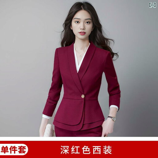 レディース ファッション フォーマル スーツ ビジネス オフィス 赤 春秋冬 ウェア 作業着 ジャケット パンツ セットアップ レディース レディース ファッション フォーマル スーツ ビジネス オフィス 赤 春秋冬 ウェア 作業着 ジャケット パンツ セットアップ レディース