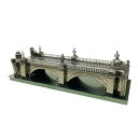 テンヨー(Tenyo) メタリックナノパズル 名城・歴史的建物シリーズ 二重橋 T-ME-016M ステンレス素材 接着剤不要 暑さ0.2m 超精密レーザー加工 クラフト作品 立体模型 真鍮(3)
