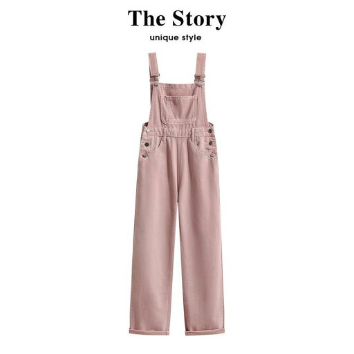 デニム オーバーオール サロペット レディース デニム 女性 夏 ピンク 若々しい ストレート スリム ジャンプ スーツ デニム オーバーオール サロペット レディース デニム 女性 夏 ピンク 若々しい ストレート スリム ジャンプ スーツ