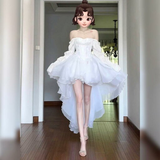 ドレス バースデー レディース イブニング 婚約 誕生日 パーティー 小さい ハイエンド パーティー 大人 白 チューブ トップ ドレス バースデー レディース イブニング 婚約 誕生日 パーティー 小さい ハイエンド パーティー 大人 白 チューブ トップ