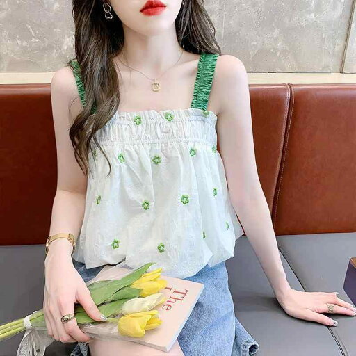 シャツ レディース かわいい シフォンシャツ 女性 夏 ショート ワンショルダー 魅惑的 サスペンダー ノースリーブトップス ハイエンド ドール シャツ レディース かわいい シフォンシャツ 女性 夏 ショート ワンショルダー 魅惑的 サスペンダー ノースリーブトップス ハイエンド ドール