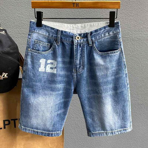 パンツ デニムパンツ 夏 ハーフ ひざ丈 デニム ショートパンツ メンズ ジョッパーズ プリント スリム ストレート ミッド 韓国 パンツ デニムパンツ 夏 ハーフ ひざ丈 デニム ショートパンツ メンズ ジョッパーズ プリント スリム ストレート ミッド 韓国