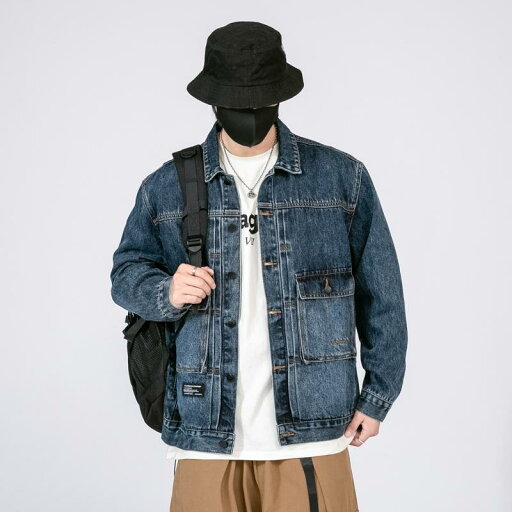 デニムジャケット メンズ カジュアル おしゃれ 作業着 アウトドア ツーリング 立体 ポケット インス 大きいサイズ ワークジャケット アメリカン デニムジャケット メンズ カジュアル おしゃれ 作業着 アウトドア ツーリング 立体 ポケット インス 大きいサイズ ワークジャケット アメリカン