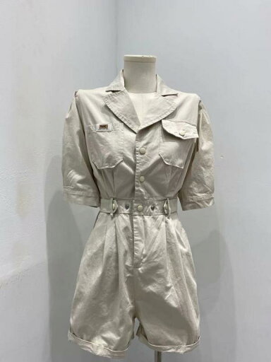 レディース ジャンプ スーツ オールインワン スタイリッシュ モランディ カラー ウエスト スリム 小さい ショーツ レディース ジャンプ スーツ オールインワン スタイリッシュ モランディ カラー ウエスト スリム 小さい ショーツ