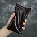 バッグ 財布 ロング レザー ウォレット 長財布 カジュアル メンズ 携帯電話 レトロ 薄型 女性 革 クラッチバッグ