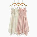 ドレス スカート ドレス サスペンダー レディース ファッション カジュアル 普段使い 夏服 不規則 通勤 ノースリーブ メッシュ レース サスペンダー 女性用 美しい